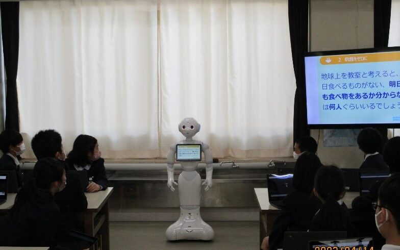 笠原小学校にて撮影